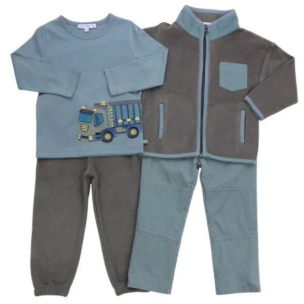 Enfant Terrible Enfant Terrible Fleece Jacke, Moss-pistachio, – Produktbild 2 von 2
