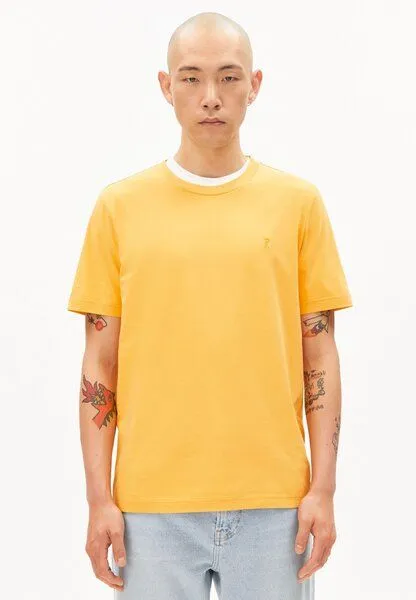 ARMEDANGELS ARMEDANGELS JAAMES Herren T-Shirt aus Bio-Baumwolle, Sunflower, – Produktbild 1 von 3