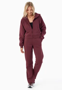 ORGANICATION ORGANICATION Damen vegan Hoodie Full Zip Joddy Bordeaux – Produktbild 1 von 1