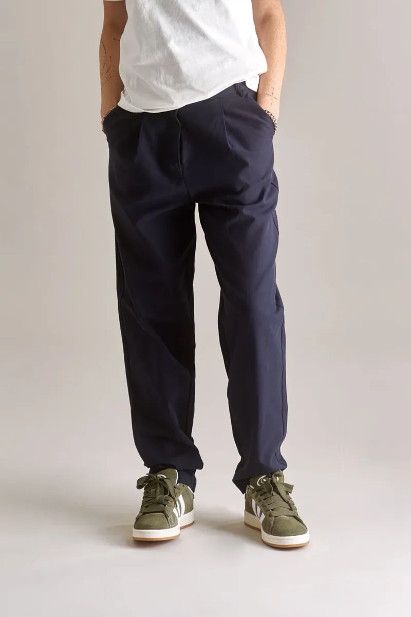 KOMODO KOMODO Damen vegan Hose Lyla Navy, Extra dunkelblau, – Produktbild 2 von 2