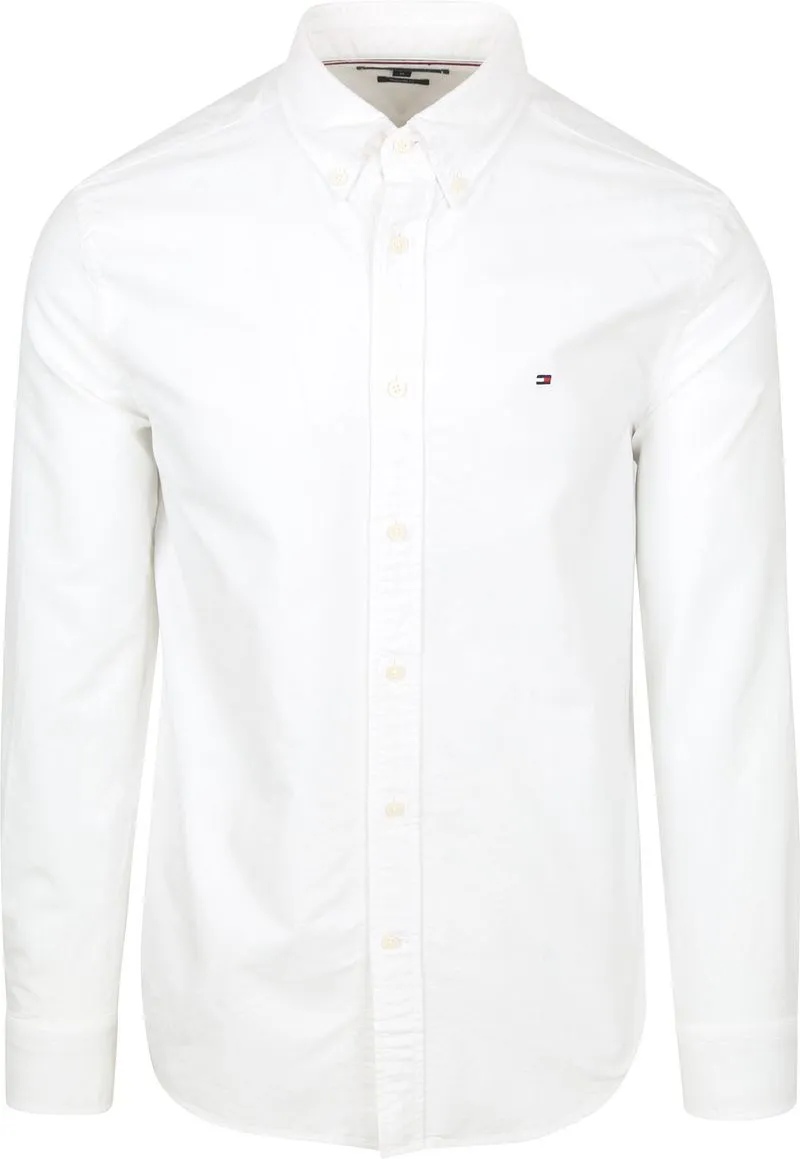 Tommy Hilfiger Tommy Hilfiger Oxford Hemd Weiß - Größe S, Weiß, – Produktbild 1 von 5