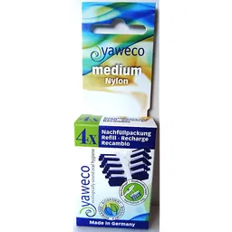 Yaweco Yaweco Ersatzköpfe für die Zahnbürste - Nylon Medium (4 Ersatzköpfe) – Produktbild 1 von 1