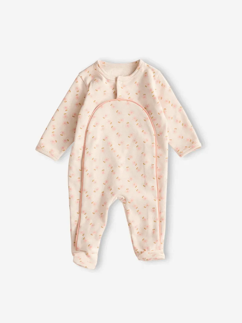 Vertbaudet Baby Strampler, Wollweiß, – Produktbild 4 von 4