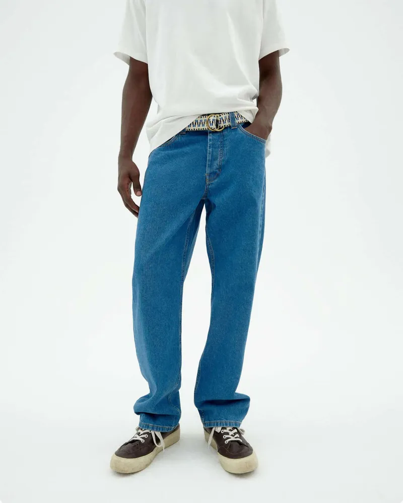 thinking mu Jeans Straight-Fit Modell: David, Tusa denim, – Produktbild 1 von 2