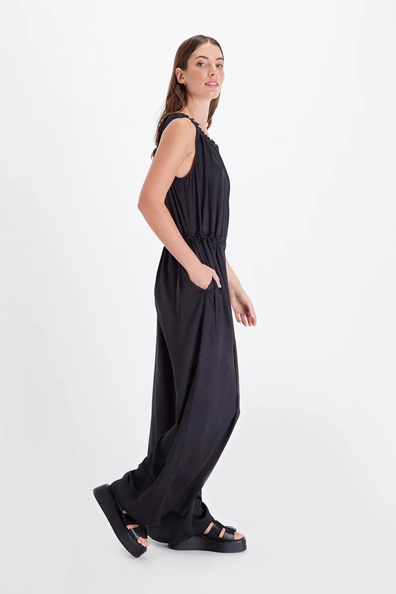Neu Nomads Neu Nomads Damen vegan Jumpsuit Sia Schwarz, Schwarz, – Produktbild 1 von 2