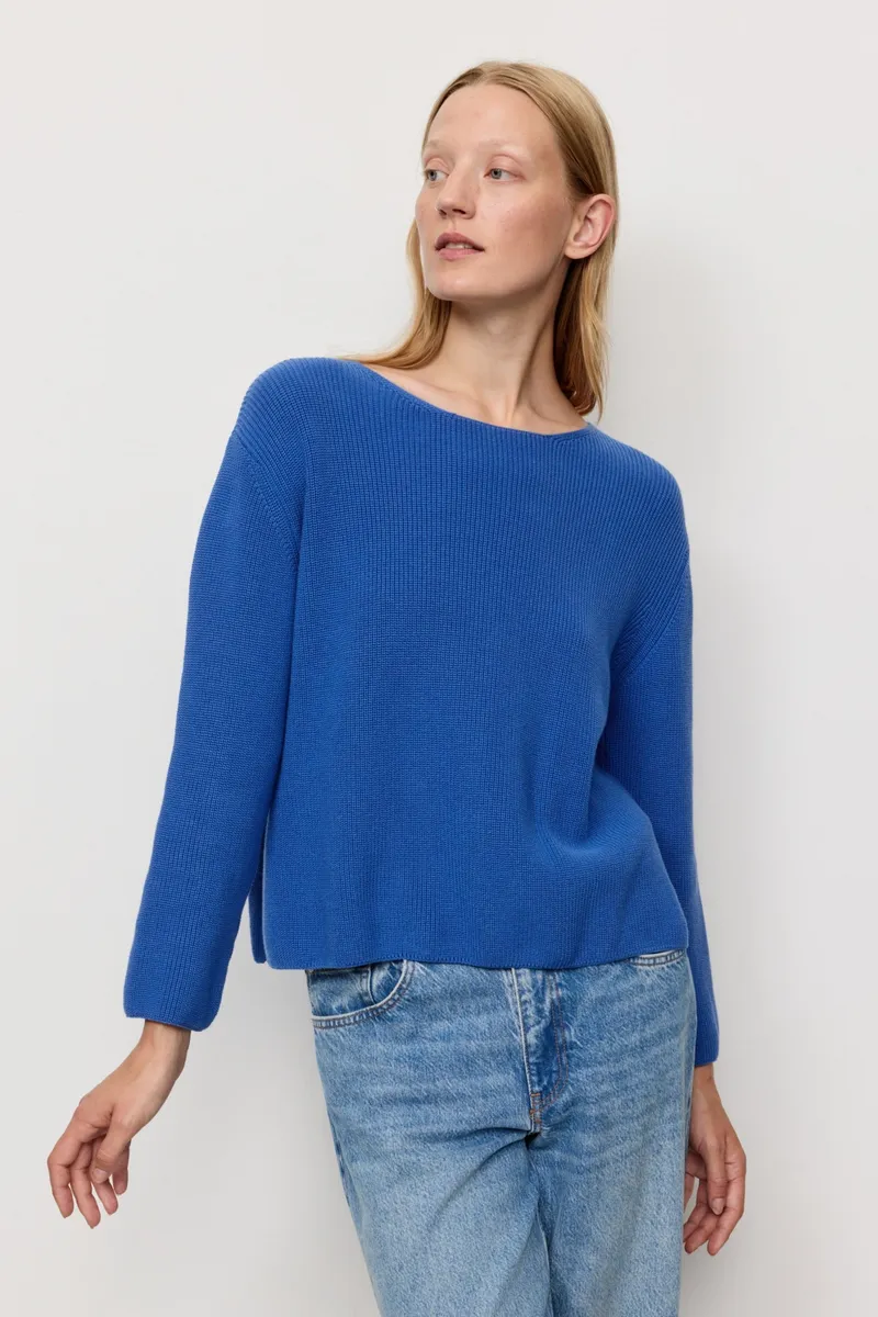 recolution Recolution Damen vegan Pullover Viola Electric Blue, Dunkelblau, – Produktbild 2 von 2