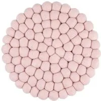 myfelt myfelt Filzkugel Topfuntersetzer (⌀ 20 cm), Zartrosa (mona), – Produktbild 1 von 1