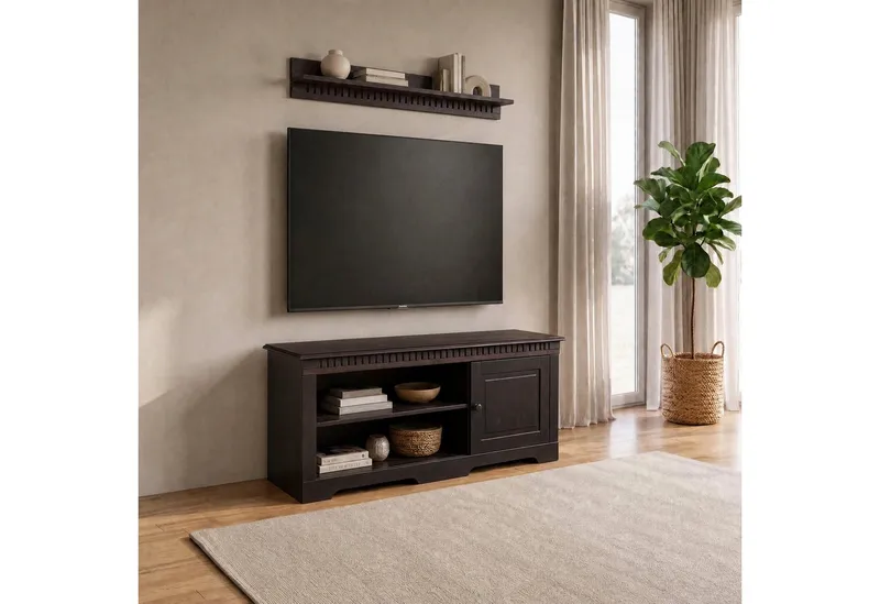 OTTO home Wandboard Cubrix, aus massivem Kiefernholz, in zwei unterschiedlichen Breiten, Braun, – Produktbild 5 von 8