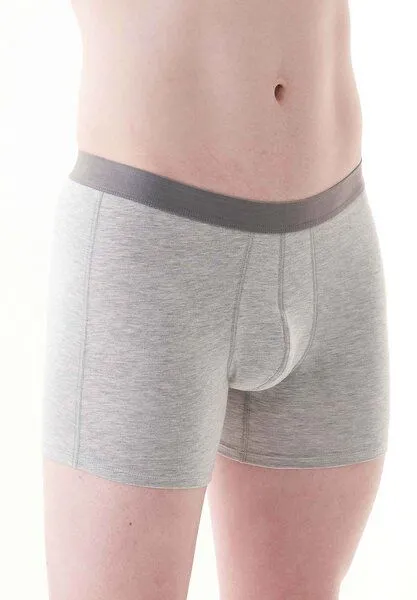 ORGANICATION ORGANICATION BRUNNO | Boxer Brief aus Bio-Baumwolle und TENCEL Modal im 6er-Pack, Grey melange, – Produktbild 4 von 4