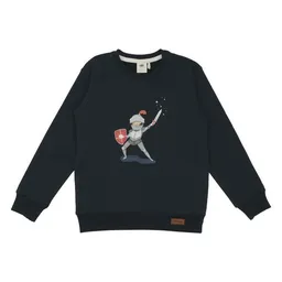Walkiddy Baby Sweatshirt GOTS zertifiziert – Dunkelgrün mit Motiv, weich & bequem | von Walkiddy – Produktbild 1 von 1