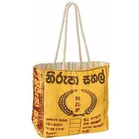 Rice&Carry Rice&Carry RICE & CARRY Strandtasche mit Kordel, Gelb, – Produktbild 1 von 1
