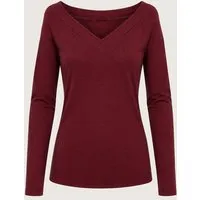Frija Omina Frija Omina Bio Longsleeve Due, Aubergine (rot), – Produktbild 1 von 1
