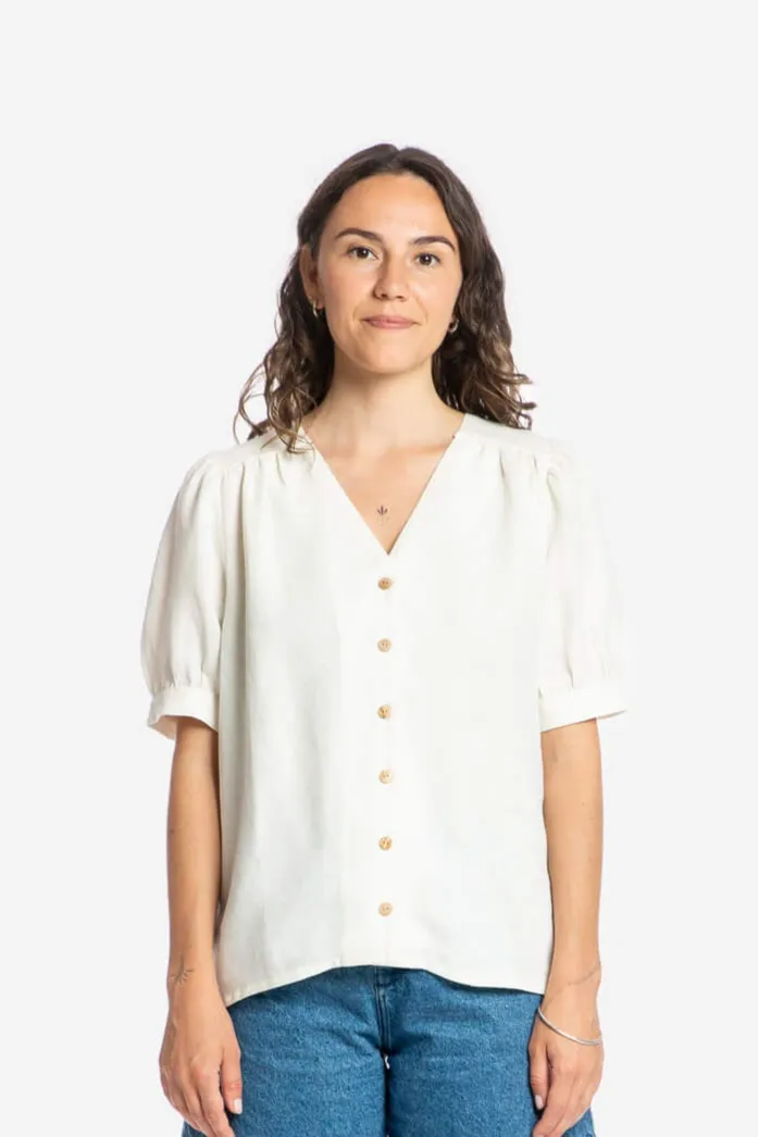 MATONA MATONA Damen vegan Bluse Day Weiß, Weiß, – Produktbild 2 von 2