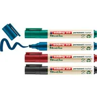 Edding 4er Set edding Permanentmarker "22 EcoLine" farbig sortiert – Produktbild 2 von 4