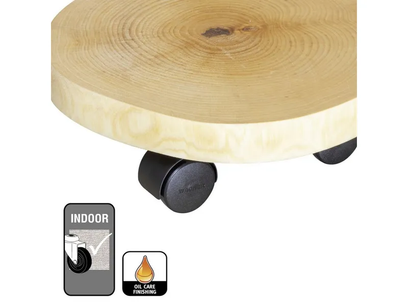WAGNER SYSTEM WAGNER SYSTEM Pflanzenroller WAGNER Pflanzenroller Baumstamm rund Ø 25-30 cm, Beige, – Produktbild 2 von 3