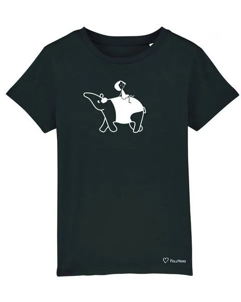 FellHerz FellHerz Kids T-Shirt Tapir – Produktbild 3 von 3