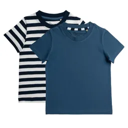 Living Crafts LIVING CRAFTS - Kinder Jungen-T-Shirt, 2er Pack - Mehrfarbig (100% Bio-Baumwolle), Nachhaltige Mode, Bio Bekleidung – Produktbild 1 von 1