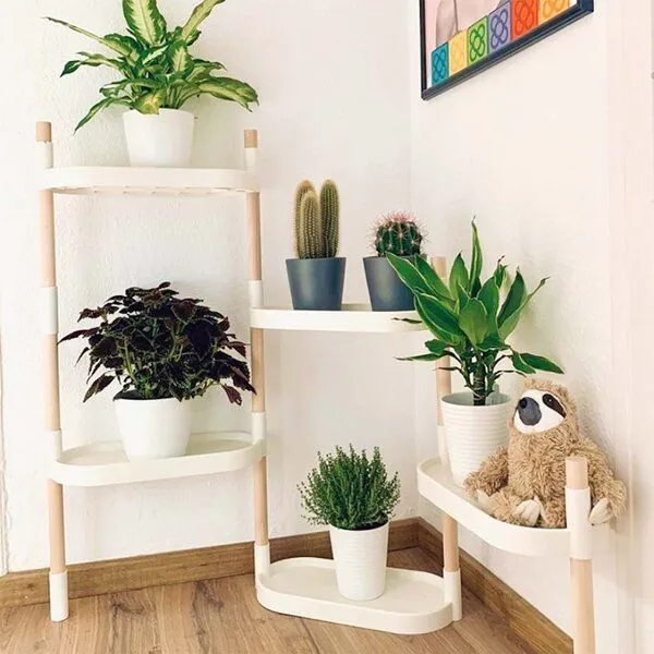 CitySens CitySens Blumenregal mit 6 Ablagen, Rinde, – Produktbild 1 von 4