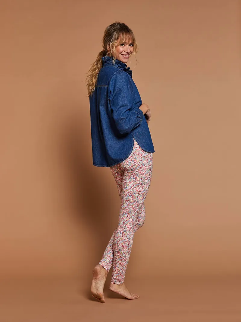 Envie De Fraise Damen Leggings Mama-Tochter-Capsule BLUMIG ENVIE DE FRAISE, Mehrfarbig, – Produktbild 2 von 4