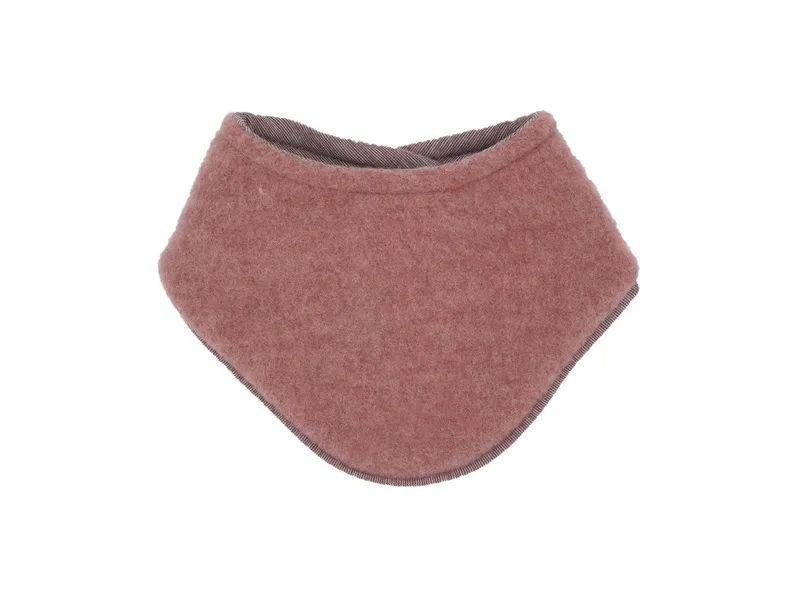 Maximo Maximo Dreieckstuch Bio-Schurwolle Fleece heiderose-meliert (0-3 Mon.), Rosa, – Produktbild 1 von 1