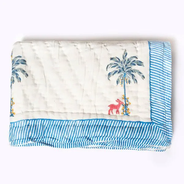 KIKOONI KIKOONI Kleine Tagesdecken und Kinder - Kuscheldecken " COZY K", My deer, – Produktbild 1 von 4