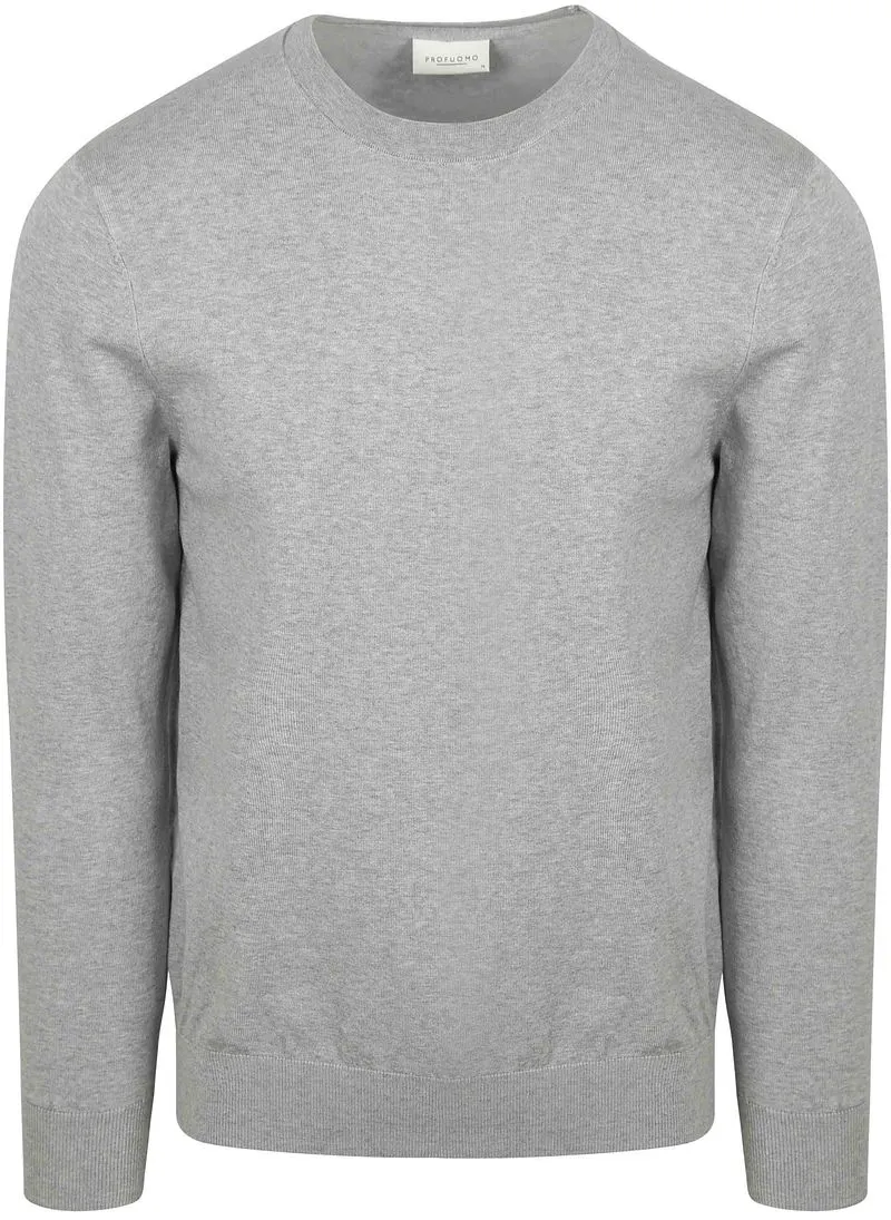 Profuomo Profuomo Pullover Luxury Grau - Größe M, Grau, – Produktbild 2 von 4