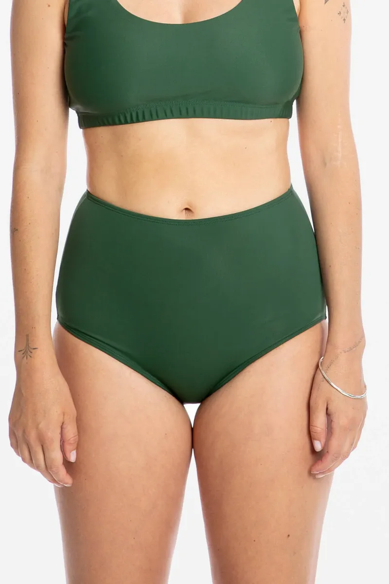MATONA MATONA Damen vegan Bikiniunterteil Basilikum Grün, Dunkelgrün, – Produktbild 2 von 2