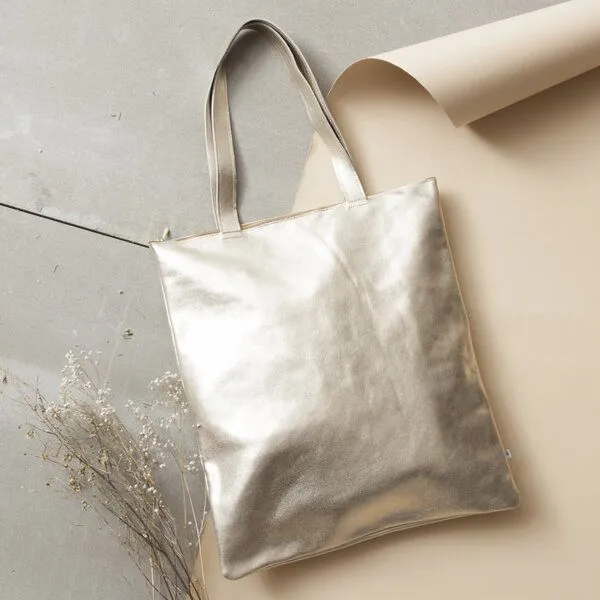 ELEKTROPULLI Ledertasche FIRU von ElektroPulli, Gold, – Produktbild 1 von 4