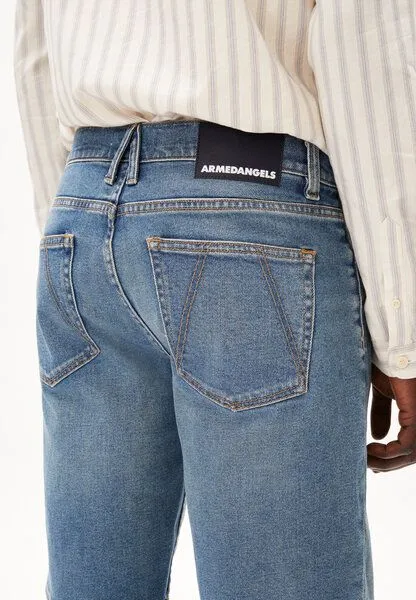 ARMEDANGELS ARMEDANGELS NAAILO - Herren Jeans Shorts aus Bio-Baumwoll Mix, Blue, – Produktbild 3 von 4