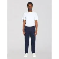 KnowledgeCotton Apparel KnowledgeCotton Apparel Chino-Twill-Hosen CHUCK aus Bio-Baumwolle - ROC/GOTS/Vegan, Blau (total eclipse), – Produktbild 1 von 1