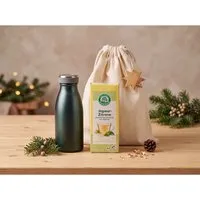 Geschenkset "Wohlfühlpaket" 3-tlg., mit Isolierflasche, Bio-Tee und Dekoanhänger – Produktbild 1 von 1