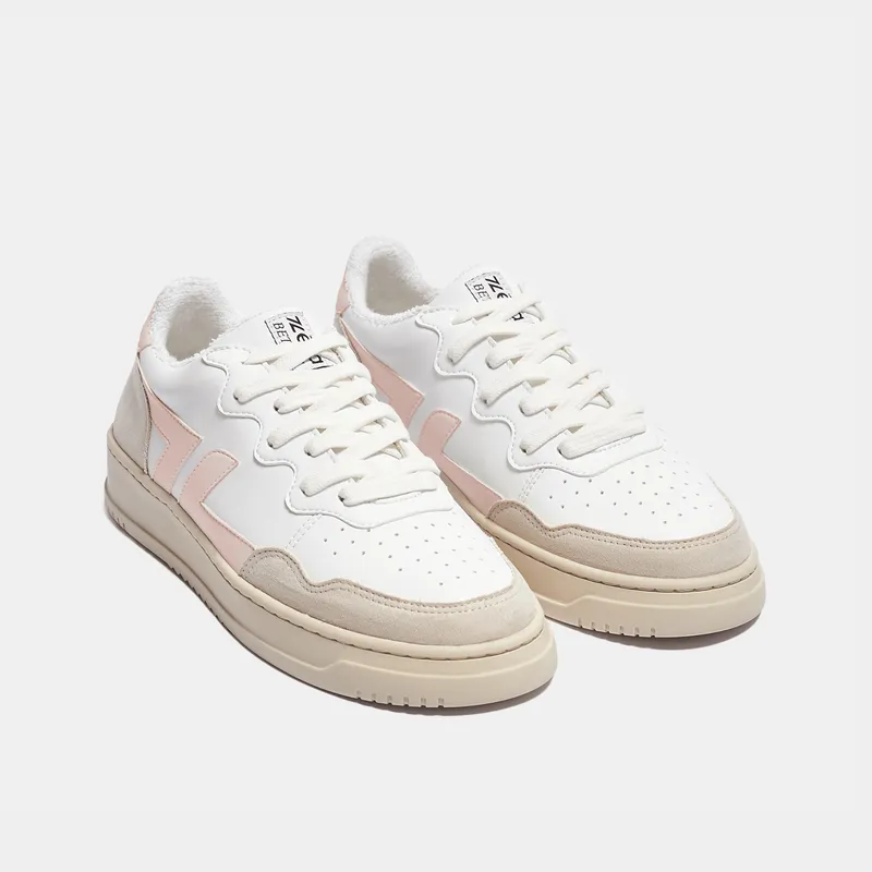 Zèta Zèta Herren vegan Sneaker Bêta B1 Rose, Beige, – Produktbild 2 von 2