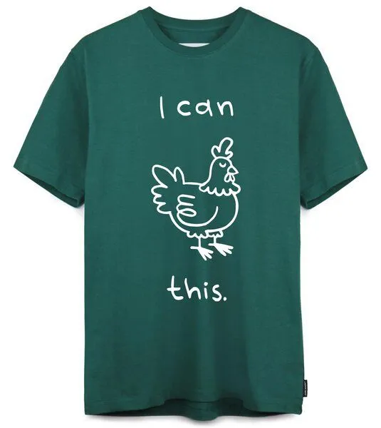 Gary Mash GARY MASH T-Shirt I can Hendl this aus Biobaumwolle, Grün, – Produktbild 2 von 4