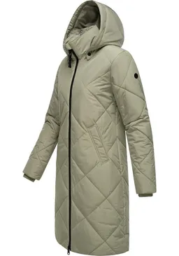 ragwear ragwear Steppmantel Rebela stylischer Winterparka mit abnehmbarer Kapuze – Produktbild 1 von 1