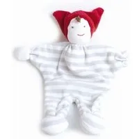 El Puente El Puente Stoffpuppe "Clown" aus Bio-Baumwolle | Fair Trade & Handmade aus Ägypten | Bio-zertifiziert – Produktbild 1 von 1