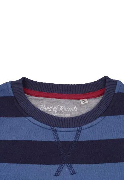 Band of Rascals Band of Rascals Striped Sweat, Navy-blue, – Produktbild 2 von 3