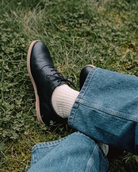 SORBAS SORBAS '84 Halbschuhe Leder Oxford Schnürschuhe, Schwarz, – Produktbild 5 von 5