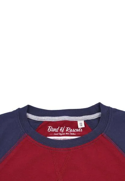 Band of Rascals Band of Rascals Raglan Longsleeve, Red-navy, – Produktbild 3 von 5