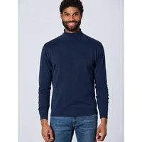 HempAge HempAge Feiner Rollkragenpullover Hanf/Biobaumwolle, Navy (blau), – Produktbild 2 von 2