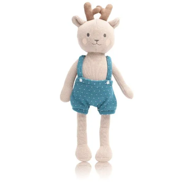 junikind junikind Nachhaltiges Kuscheltier "Reh Kalle", Baumwolle (Bio), 40 cm – Produktbild 1 von 3