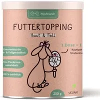 Hunderunde Hunderunde Futtertopping - Haut & Fell - Glänzendes Fell, Gesunde Haut, Natürliche Zutaten, vegan 250 g – Produktbild 1 von 1