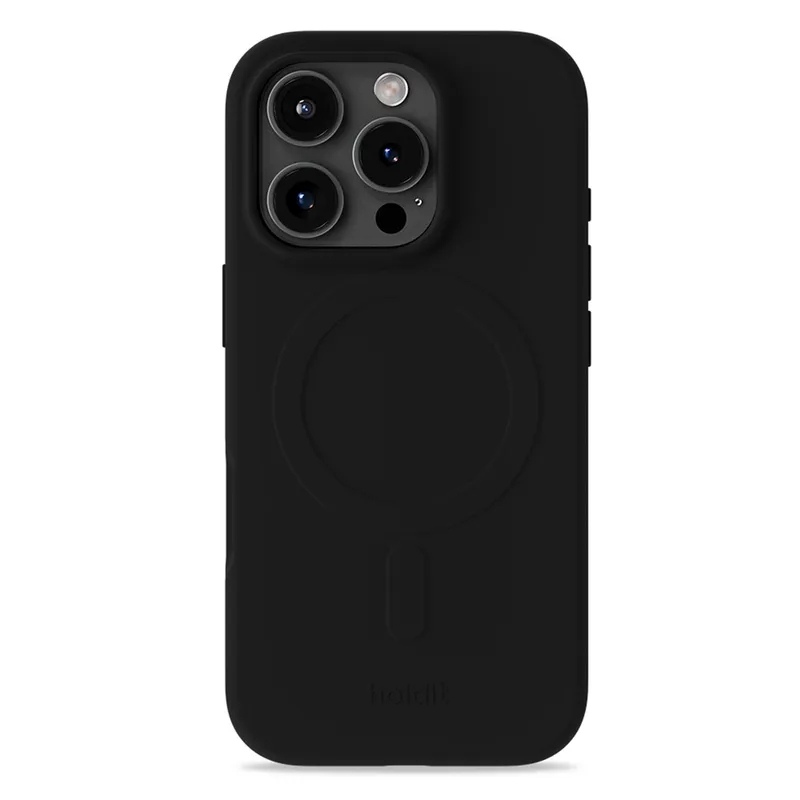 Holdit Holdit Soft MagSafe Case für das Apple iPhone 16 Pro Max - Black, Schwarz, – Produktbild 1 von 1