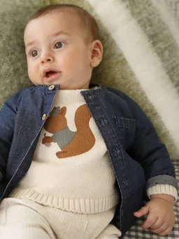 Vertbaudet Baby Langarm-Jeanshemd – Produktbild 1 von 1