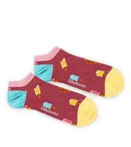 DillySocks DillySocks Kurze Socken We All Scream For Ice Cream aus Biobaumwoll-Mix – Produktbild 1 von 1