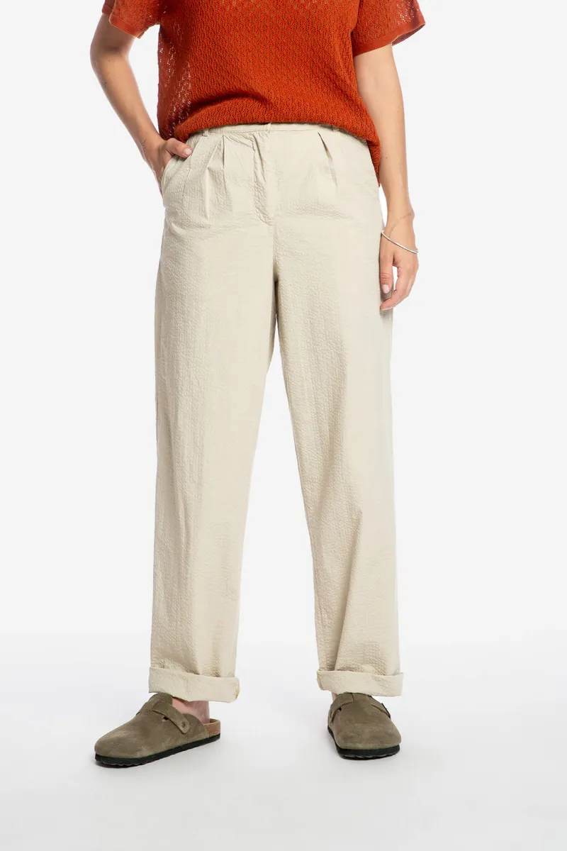 MATONA MATONA Damen vegan Hose Plissee Sand, Beige, – Produktbild 2 von 2