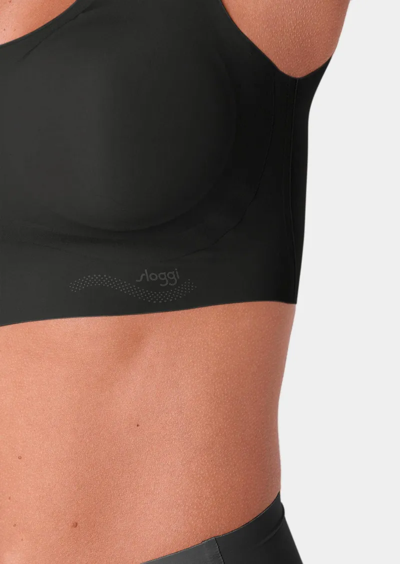 Sloggi Glattes Bustier mit eingearbeiteten Schalen - schwarz - Gr. XS von Goldner Fashion, Schwarz, – Produktbild 3 von 3