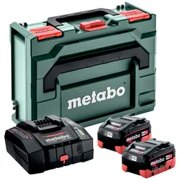 Metabo Metabo Basis-Set 2 x LiHD 8.0 Ah + ASC 290 + metaBOX 145 – Produktbild 1 von 1