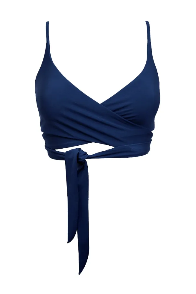 Anekdot Anekdot Damen vegan Lin Bikini Top, Extra dunkelblau, – Produktbild 2 von 2