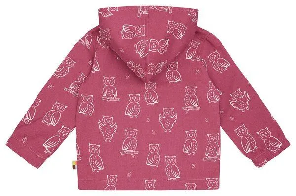 loud + proud loud + proud Babys & Kinder Wasserabweisende Jacke mit Druck, GOTS-zertifiziert, Rouge(pink), – Produktbild 2 von 4