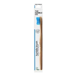 The Humble The Humble Co. Bambus-Zahnbürste Erwachsene Medium - Blau – Produktbild 1 von 1